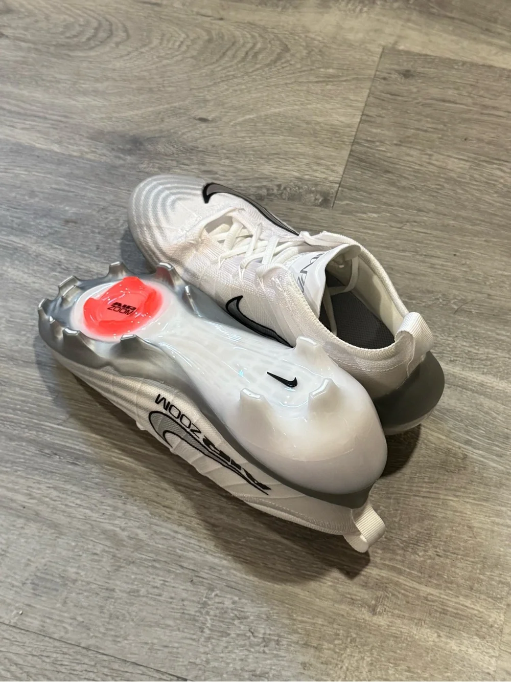 Nike Vapor Edge Elite 360 1 Football Cleats White Men’s Size 8 FB3288-100